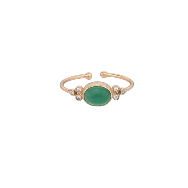 Emerald Onyx Ring