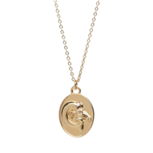 Gold-Plated Zodiac Pendant Necklace