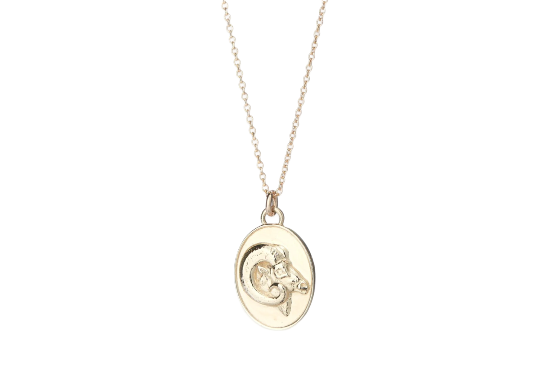 Gold Zodiac Pendant Necklace